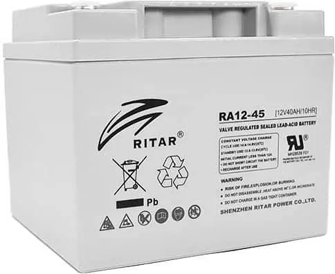 Аккумуляторная батарея для ИБП Ritar AGM 12 V / 45 А*ч (RA12-45) - фото 1