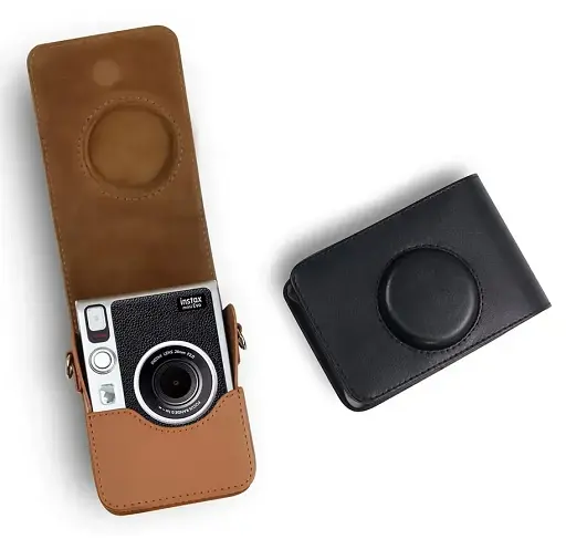 Подарочный набор камера Fujifilm Instax Mini EVO, Фотобумага 100 шт, Чехол, Фотоальбом 108 фото Коричневый - фото 6