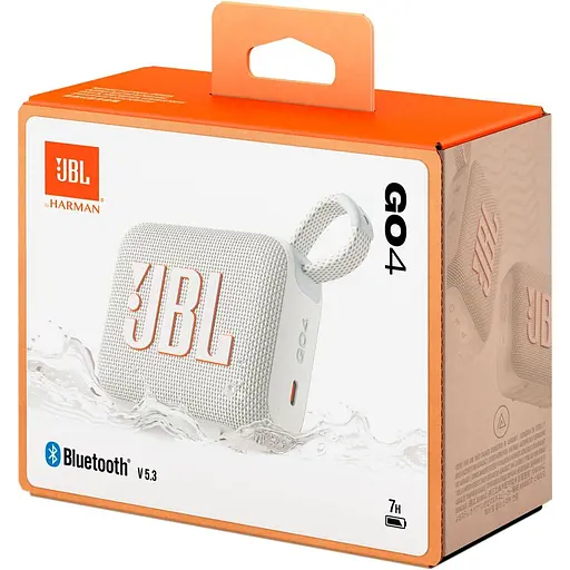 Портативна акустика JBL Go 4 White (JBLGO4WHT) - фото 10