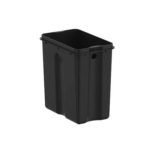 Відро для сміття Koer TC-010206-08 з плавним закриттям прямокутне 6 л білий (KR5595)  - фото 3