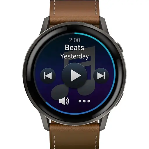 Смарт-годинник Garmin Venu 4 45 мм Slate with Brown Leather Band (010-03014-03) [153838] - фото 3