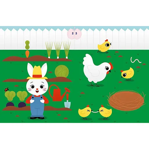 Набор для творчества "Аппликации наклейками Ферма" 1655009, 30 наклеек - фото 3