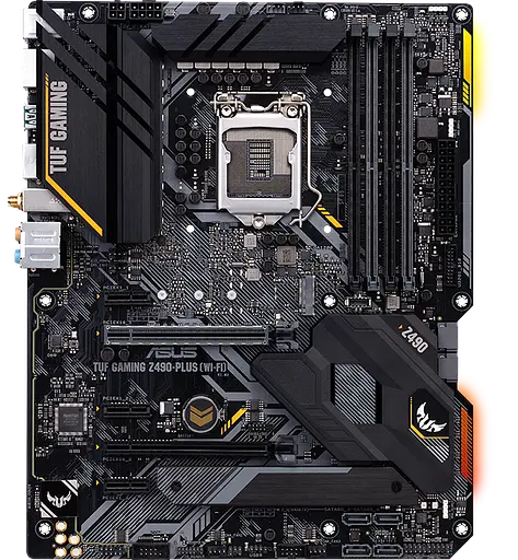 Материнська плата Asus Z490-Plus TUF Gaming Wi-Fi LGA 1200 (TUF GAMING Z490-PLUS (WI-FI)) Б/В - фото 1