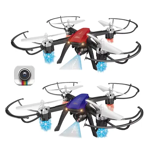 Квадрокоптер на радіокеруванні, 2.4G, 28 см, пульт-браслет, H263 - фото 4