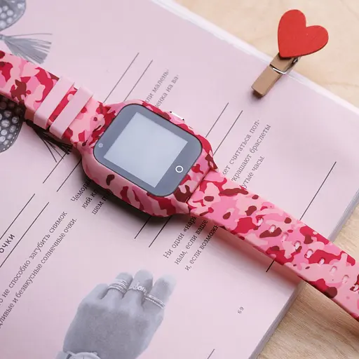 Смарт годинник-телефон дитячі Wonlex KT22S 4G камера прослуховування геозона WI-FI GPS SIM Pink (17002) - фото 3