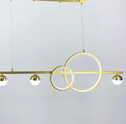 Яскрава підвісна видовжена люстра Line.F Довжина 95см - фото 8