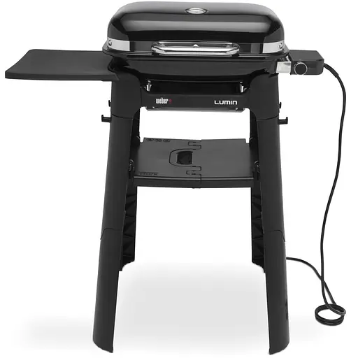 Гриль електричний Weber Lumin 1000 з підставкою чорний (91010853)