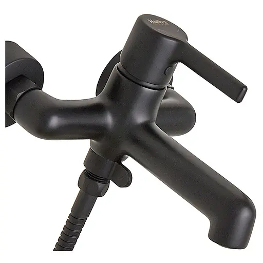 Змішувач для ванни Haiba Markus 009 Euro Black HB3975 Чорний матовий - фото 2