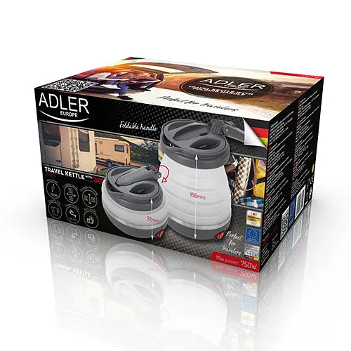 Силиконовый чайник 0,6 л - туристический Adler AD 1279 - фото 5