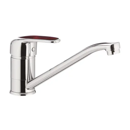 Змішувач для кухні CRON MAGIC 004 червона ручка (CR0148) - фото 1