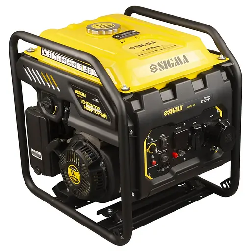 Генератор інверторний SIGMA 5.5/6.0 кВт, однофазний, ручний запуск (5710761) - фото 7