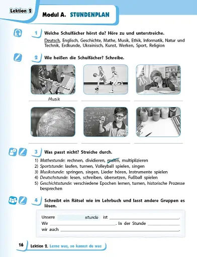 Німецька мова. Робочий зошит 5(5) клас. До підручника "Deutsch mit Truffel!" - фото 6