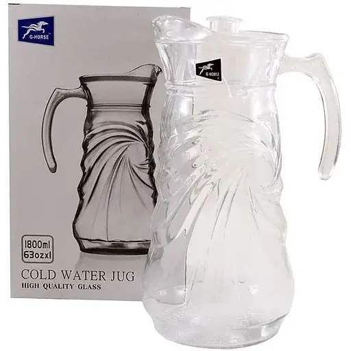 Кувшин Ristal стеклянный с крышкой 1.8 л BMJ-130SEL