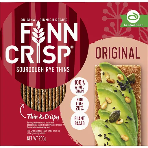 Сухарики житні Finn Crisp Original 200 г (28295)