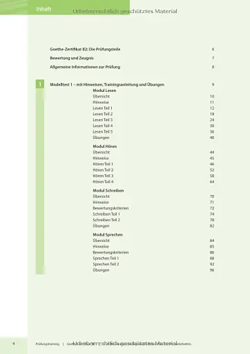 Prufungstraining DaF: Goethe-Zertifikat B2 als E-Book mit Audios online - фото 2