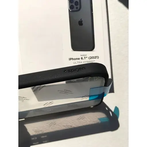 Оригінальний протиударний чохол Spigen Ultra Hybrid для iPhone 13 Pro (6.1") Matte Black (ACS03262) - фото 4
