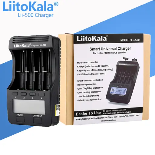 Зарядний пристрій Liitokala Lii-500 EU - фото 6