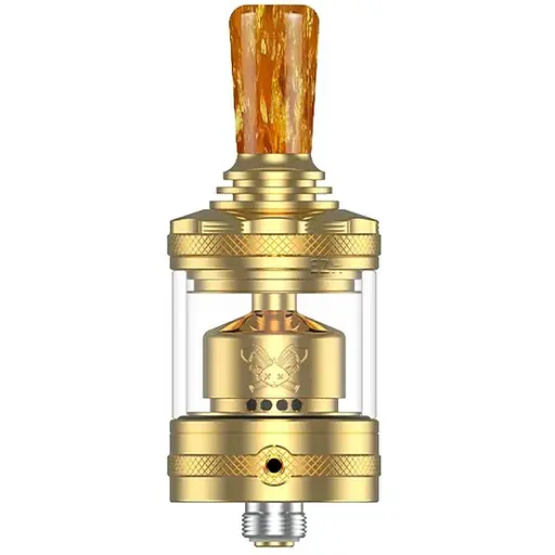 Бак обслуговується Hellvape Dead Rabbit MTL RTA 23mm 4ml Gold (17764)