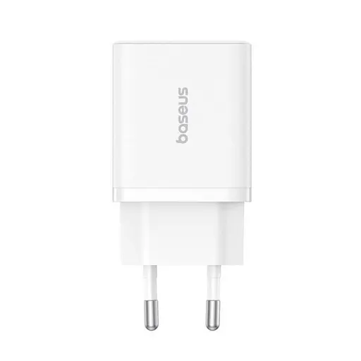 Зарядний пристрій Baseus 30W Cube Fast Charger 2 виходи C + U білий (P10111404213-00) - фото 2