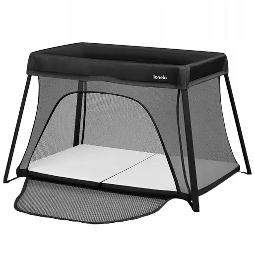 Манеж-кроватка 3 в 1 Lionelo Alice Black (LO-ALICE BLACK) - фото 1