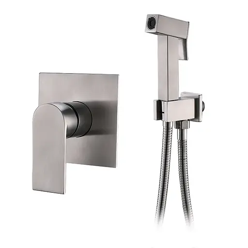 Гігієнічний душ прихованого монтажу Koer KI-23015-02 KR4786, Нержавіюча сталь - фото 1