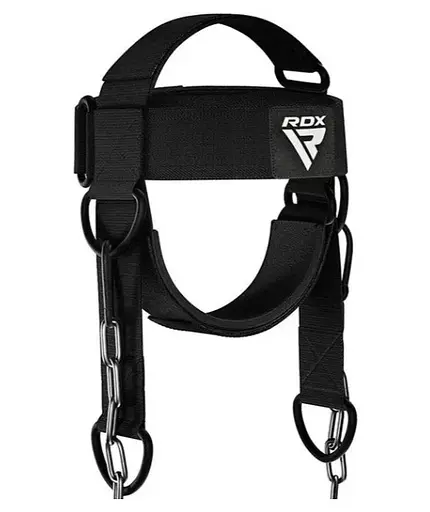 Тяга для шеи RDX H2 Neck Harness Black Plus (WAN-H2B+) - фото 2