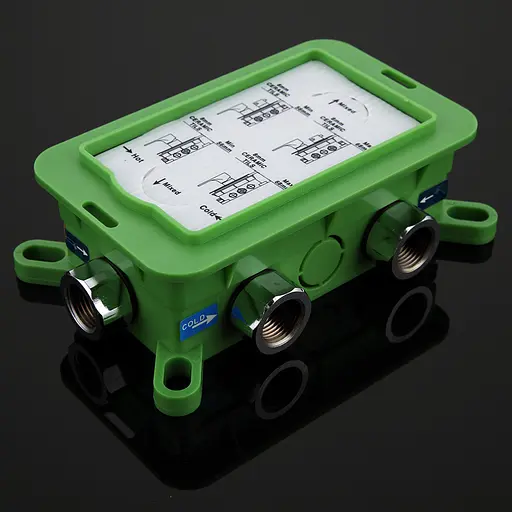 Душова система прихованого монтажу Gappo 1/4 G7102, 3 функції, Хром - фото 4