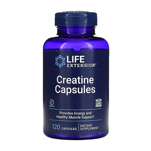 Креатин Life Extension Creatine Capsules 120 капсул