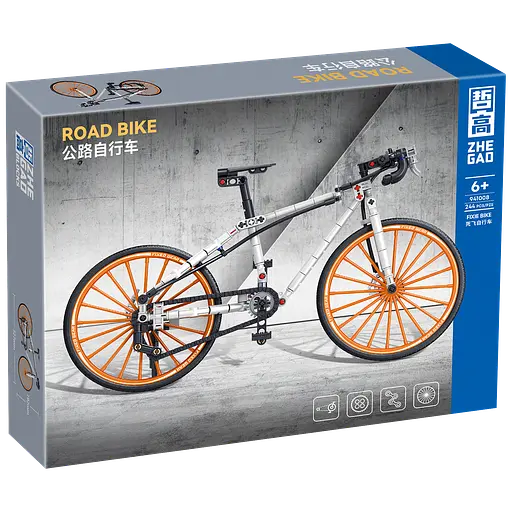 Конструктор велосипед  ZHEGAO ROAD BIKE шосейний  спортивний 244 деталі - фото 2