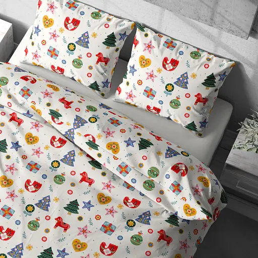 Комплект постільної білизни Lelit Сімейний поплін L-2063/1 (le2000000326757) - фото 4