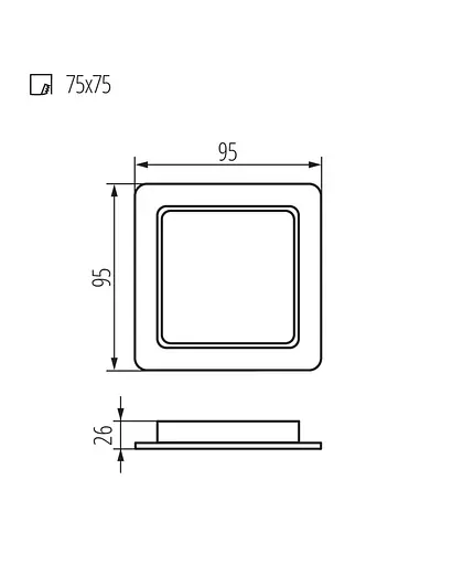 Точечный светильник Kanlux 36510 Tavo LED 1x5W 4000K 400Lm IP20 - фото 3