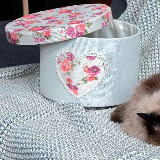 Короб для зберігання Handy Home Квіти 30х30х20 см різнокольорова (FB-22) - фото 3