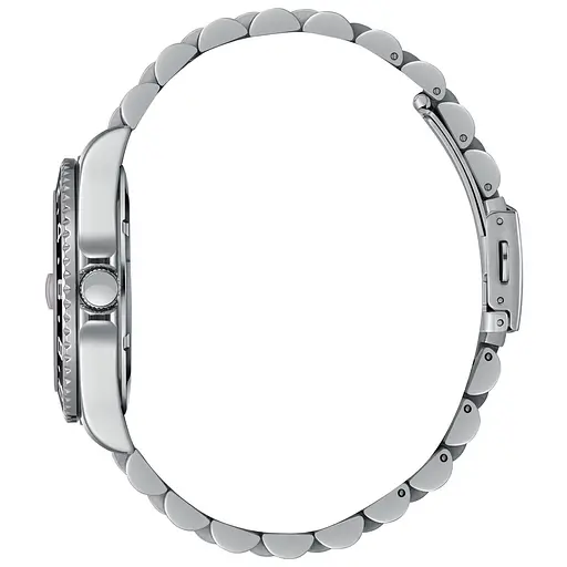 Наручний годинник чоловічий Lee Cooper Daytona Black Сріблястий (3430) - фото 4