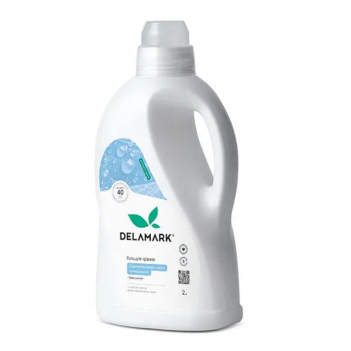 Гель для прання універсальний, з ароматом амбри, пачулі та маршмелоу, DeLaMark 2 л - фото 1