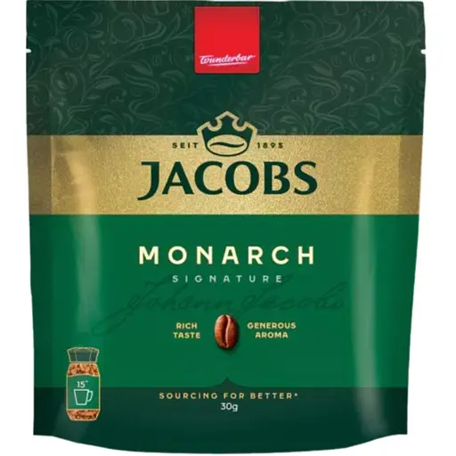 Кофе растворимый Jacobs Monarch, 30 г (761935)