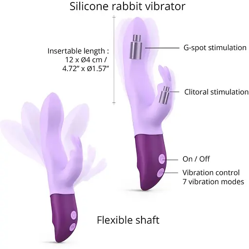 Вібратор-кролик Love To Love Hello Rabbit Violet - фото 5