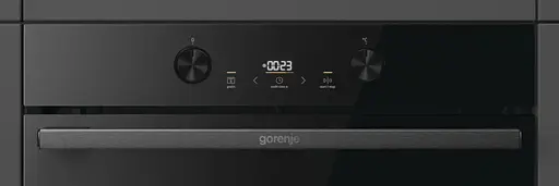 Духовой шкаф электрический Gorenje 77 л A+ пара дисплей пиролиз черный - фото 3
