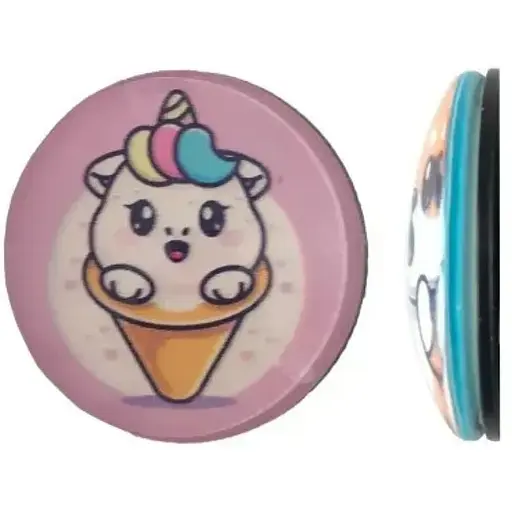 Держатель Поп Сокет New Glass (Стекло) Baby Unicorn №16 - фото 1