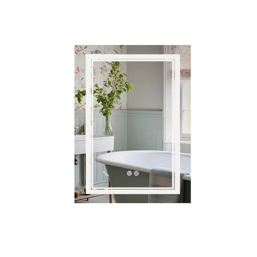 Зеркало Qtap Cardinal 600x800 с LED-подсветкой Touch, с антизапотеванием, с диммером температуры цвета (3000-6500K) Reverse QT0478C6080 - фото 1