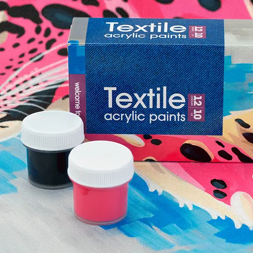 Набір акрилових фарб для розпису тканин Animal 12×10 мл Arteo - фото 3