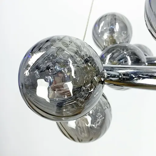 Подвесная люстра в хроме Arte Lamp Bolla Line.F MJ 17-600 CH+GR - фото 4