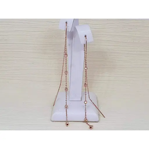 Золоті сережки-протяжки Tango. 580119 - фото 3