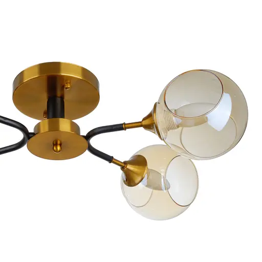 Люстра Brille молекула стельова E27 60W G (BL-968C/4) - фото 7