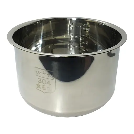 Чаша для мультиварки-скороварки Grunhelm MPC-15B на 4 літри, нержавіюча сталь.