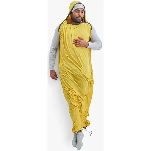 Вкладыш в спальник Sea To Summit Reactor Sleeping Bag Liner Mummy w/Drawcord C (1033-STS ASL031061-190903) - фото 3