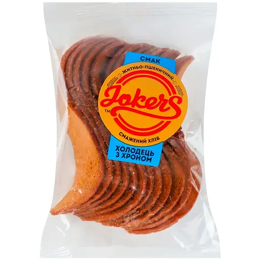 Уцінка. Набір грінок Jokers житньо-пшеничні зі смаком холодець з хріном 1.2 кг