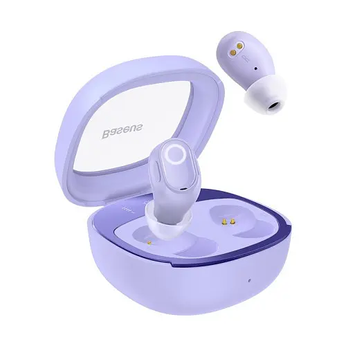 Наушники Baseus Bowie WM02+ True Wireless Earphones фиолетовые NGTW280105 - фото 3