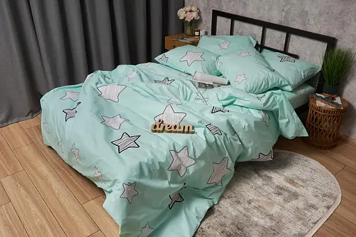 Пододеяльник Moon&Star Бязь Gold Люкс Child Stars Евро 200x220 см - фото 4