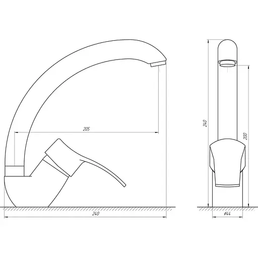 Змішувач для кухні Globus Lux QUEENSLAND GLQU-103S - фото 4