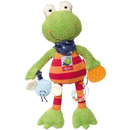 Игрушка-погремушка Sigikid Лягушка мягкая (38686SK) - фото 1
